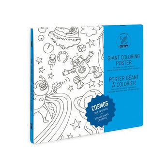 Omy Eco Friendly Kids' Colouring Posters | Fun Animal & Jungle Designs - My Little Thieves