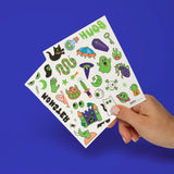 Omy Kids' Temporary Tattoos | Fun Dinosaur & Glow In The Dark Designs - My Little Thieves