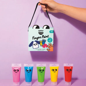 OMY Little Finger Paint Box – Mess - Free, Water - Based Paint for Kids - My Little Thieves