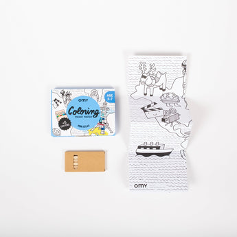 Omy Pocket Coloring Collection | Activity Book - My Little Thieves