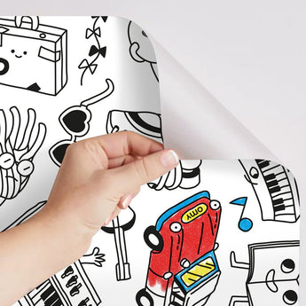 Omy Stick It Kid Kids Sticker Set | Playful Removable Creative Stickers - My Little Thieves