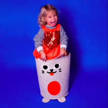 Omy Tidy Bags | Fun & Colourful Felt Storage Baskets For Kids - My Little Thieves