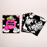 Omy Velvet Colouring Set | Kawaii Themed Creative Art For Kids - My Little Thieves