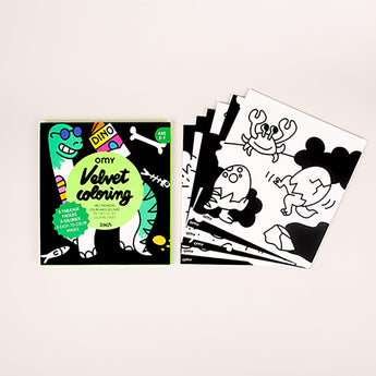 Omy Velvet Colouring Set | Kawaii Themed Creative Art For Kids - My Little Thieves