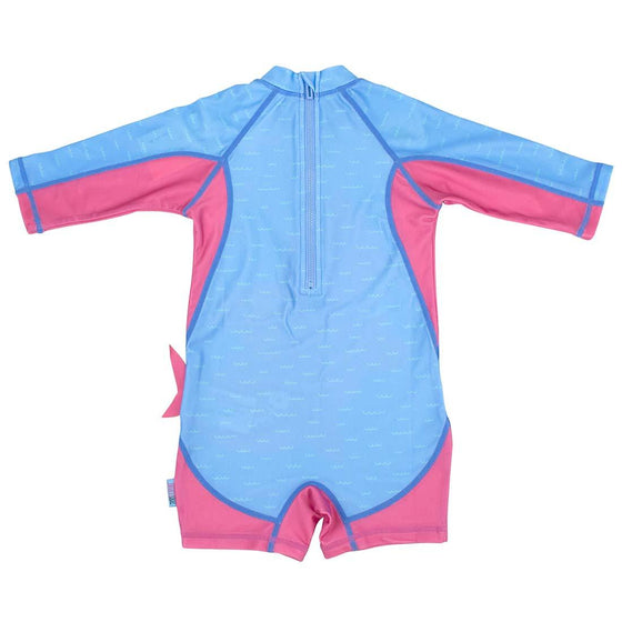 One Piece Surf Swimsuit - Pink Shark - My Little Thieves