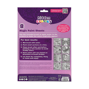 Ooly Hidden Colors Magic Paint Sheets | Magic Ocean Water Reveal Art - My Little Thieves