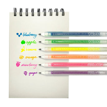 Ooly Yummy Yummy Scented Neon Gel Pens Set Of 6 | Fruity Scented Fun - My Little Thieves