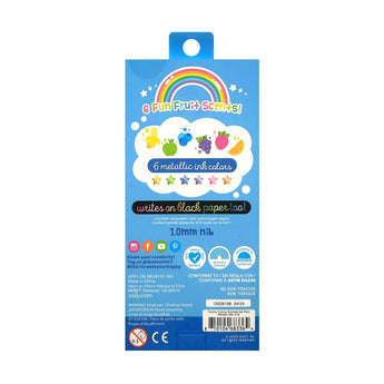 Ooly Yummy Yummy Scented Neon Gel Pens Set Of 6 | Fruity Scented Fun - My Little Thieves