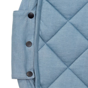 Organic Soft Baby Play Mat and Storage Bag – Dusty Blue - My Little Thieves