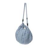 Organic Soft Baby Play Mat and Storage Bag – Dusty Blue - My Little Thieves