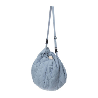 Organic Soft Baby Play Mat and Storage Bag – Dusty Blue - My Little Thieves