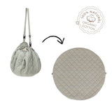 Organic Soft Baby Play Mat and Storage Bag – Meadow Green - My Little Thieves