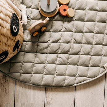 Organic Soft Baby Play Mat and Storage Bag – Meadow Green - My Little Thieves