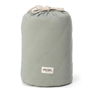 Organic Soft Baby Play Mat and Storage Bag – Meadow Green - My Little Thieves