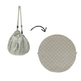 Organic Soft Baby Play Mat and Storage Bag – Meadow Green - My Little Thieves