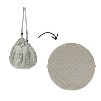 Organic Soft Baby Play Mat and Storage Bag – Meadow Green - My Little Thieves