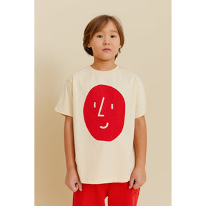 Oxox Club Potato Face Kid's T Shirt Light Yellow | Top Boy - My Little Thieves