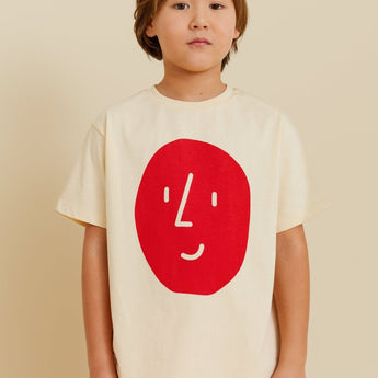 Oxox Club Potato Face Kid's T Shirt Light Yellow | Top Boy - My Little Thieves