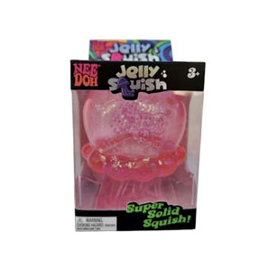 NEE DOH JellySquish Squishy Fidget Toy Pink