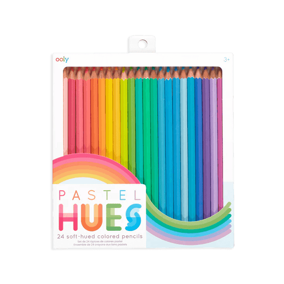 Pastel Hues Colored Pencils - Set of 24 - My Little Thieves