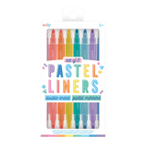 Pastel Liners Double Ended Highlighters - Set of 8 - My Little Thieves