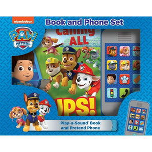 Paw Patrol Book And Phone Set | Kids Interactive Gift - My Little Thieves