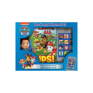 Paw Patrol Book And Phone Set | Kids Interactive Gift - My Little Thieves