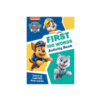 Paw Patrol First 100 Words Activity Book | Kids School - My Little Thieves