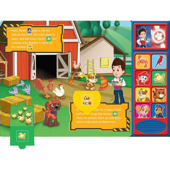 Paw Patrol Lift A Flap Sound Book | Kids Interactive - My Little Thieves