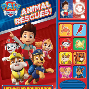 Paw Patrol Lift A Flap Sound Book | Kids Interactive - My Little Thieves