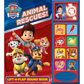 Paw Patrol Lift A Flap Sound Book | Kids Interactive - My Little Thieves