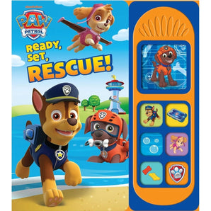 Paw Patrol Ready Set Rescue Sound Book | Kids Interactive - My Little Thieves
