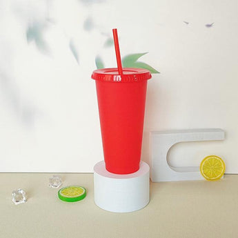 Personalised 24 oz Tumblers Cup with straw and Lid Best choice for Birthday Favors - My Little Thieves