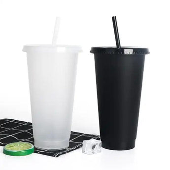Personalised 24 oz Tumblers Cup with straw and Lid Best choice for Birthday Favors - My Little Thieves