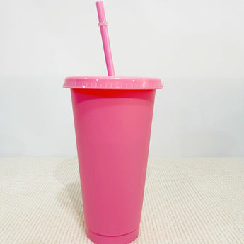 Personalised 24 oz Tumblers Cup with straw and Lid Best choice for Birthday Favors - My Little Thieves