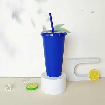 Personalised 24 oz Tumblers Cup with straw and Lid Best choice for Birthday Favors - My Little Thieves