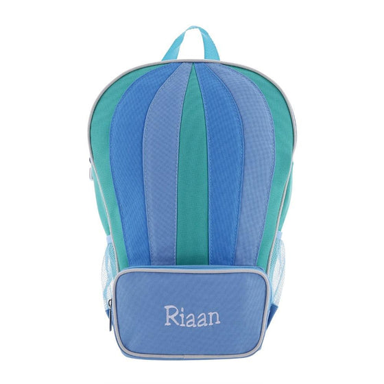 Personalised Blue Hot-Air Balloon Backpack - My Little Thieves