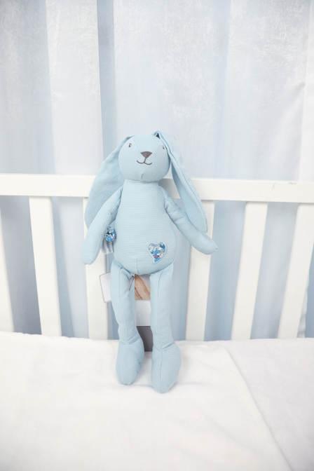 Personalised Blue Plush Bunny Toy - My Little Thieves