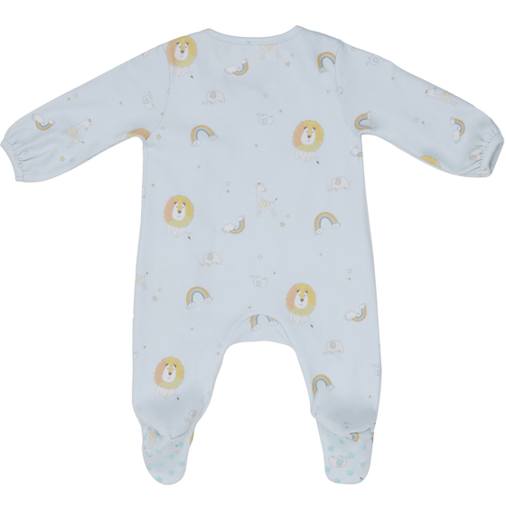 Personalised Lion Printed Baby Sleepsuit - My Little Thieves