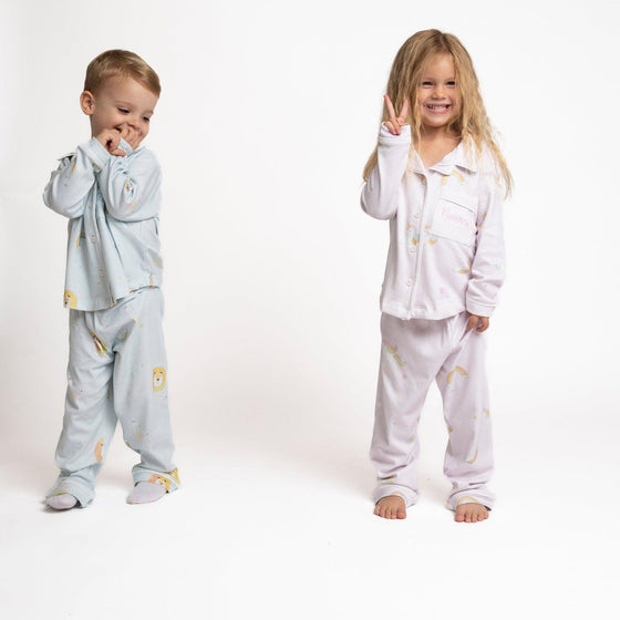 Personalised Lion Printed Kids Pyjama - My Little Thieves