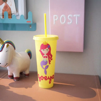 Personalized 24oz Tumbler with Straw & Lid - My Little Thieves