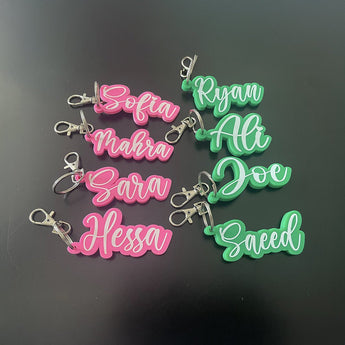 Personalized Name Tags & Keychains for Kids - My Little Thieves