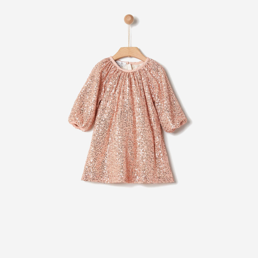  Pink Holiday Sequin Embelished Dress - My Little Thieves