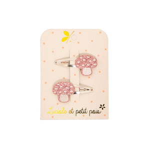 Chic Mushroom Hair Clips Whimsical & Eco Friendly