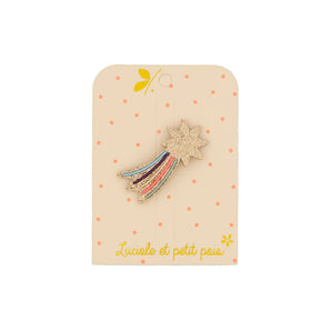 Shooting Star Hair Clip - Vibrant Neon Multicolor