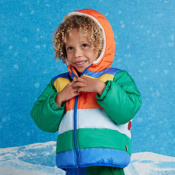 Halcyon Nights Beep Beep Quilted Puffer Jacket lifestyle