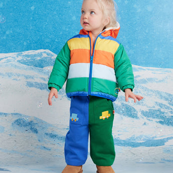 Halcyon Nights Beep Beep Quilted Puffer Jacket lifestyle