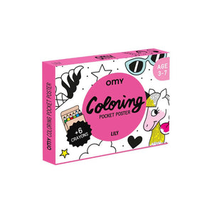 Pocket Coloring - Unicorns, Princesses & Dragons, Mini Atlas, Animals - My Little Thieves