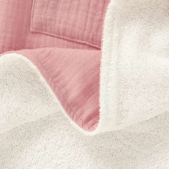 Poncho Hooded Beach Towel - Coral Pink - My Little Thieves