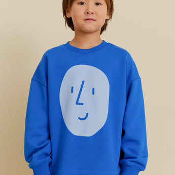 Potato Face Kid’s Sweatshirt - Blue - My Little Thieves